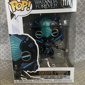 Funko Okoye Midnight Angel Figure - Blue and Black